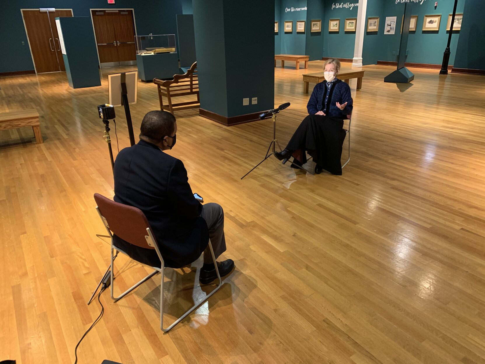 Dr. Deborah Birx and Lawrence Smith